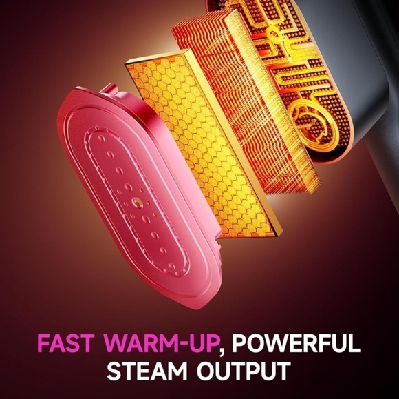 Gray and Pink Hair Dryer with Accessories - Picture 7 of 7